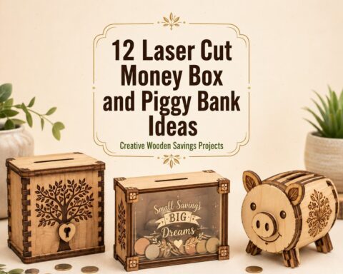 10 Laser Cut Money Box and Piggy Bank Ideas