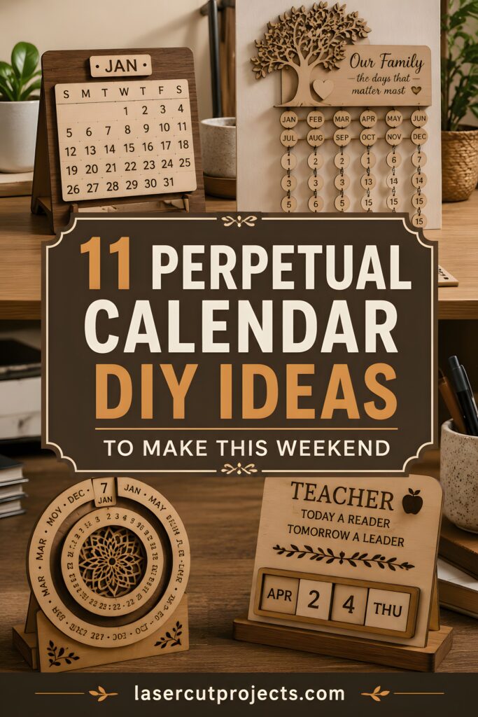 11 Perpetual Calendar DIY Ideas to Make This Weekend