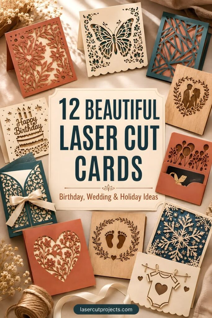 12 Beautiful Laser Cut Cards for Birthdays, Weddings & More