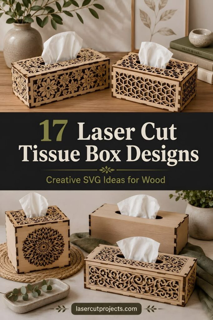 17 Laser Cut Tissue Box Designs for Wood & SVG Projects 17 Laser Cut Tissue Box Designs for Wood & SVG Projects