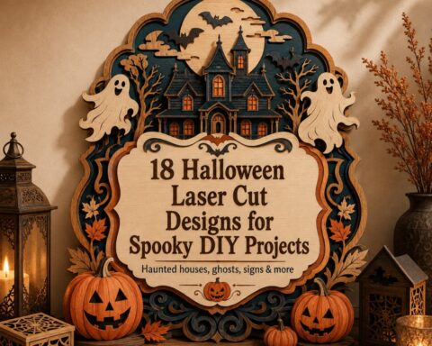18 Halloween Laser Cut Designs for Spooky DIY Projects