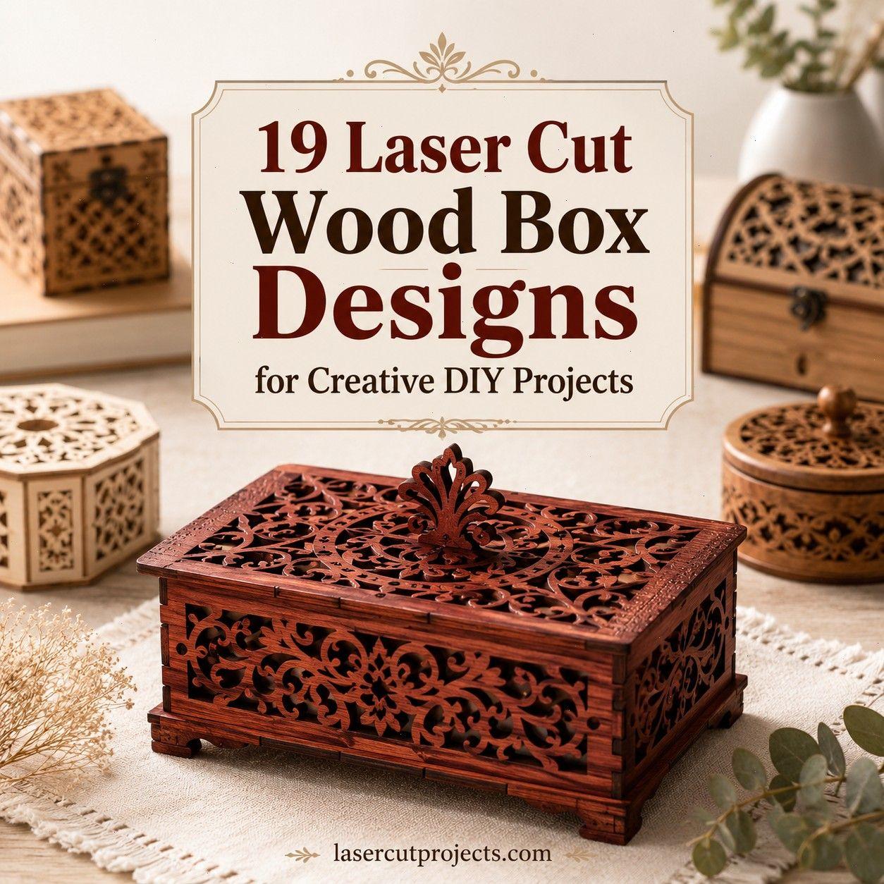19 Laser Cut Wood Box Designs for Creative DIY Projects