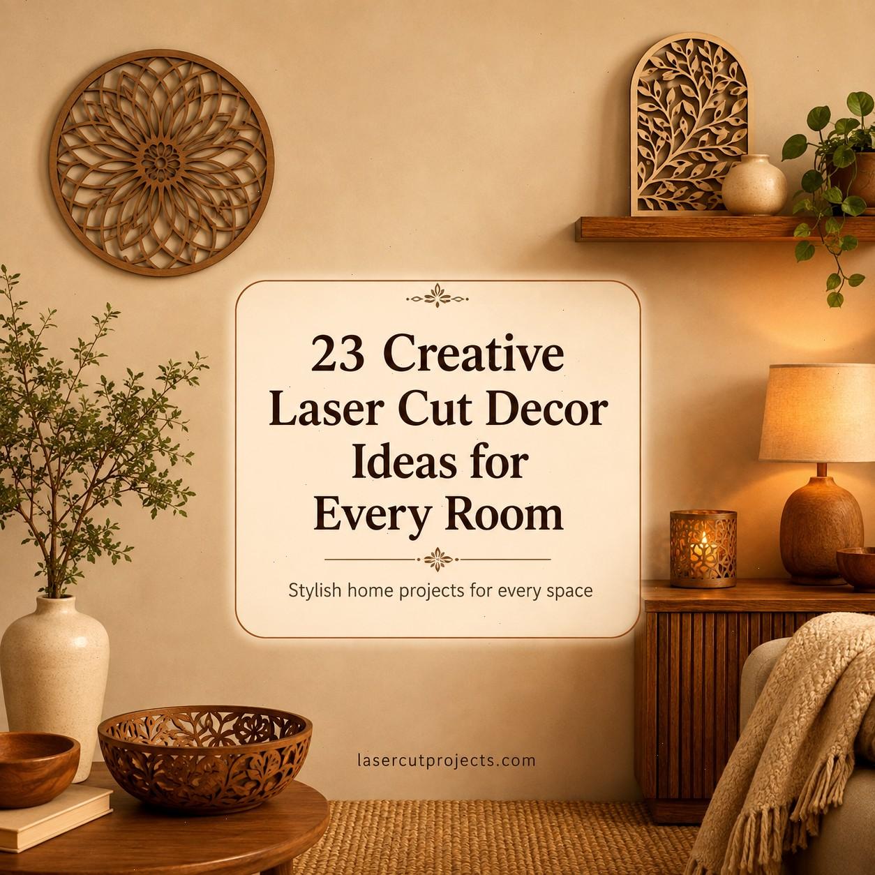 23 Creative Laser Cut Decor Ideas for Every Room