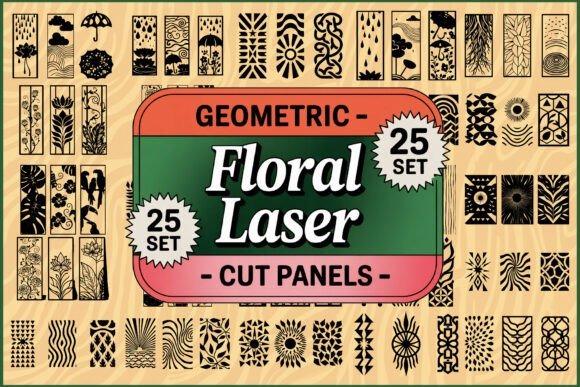 Geometric Floral Laser Cut Panels — laser cut panels exterior ideas Geometric and floral laser cut panels exterior ideas with various intricate patterns in black on wood background