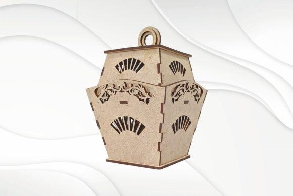 Laser Cut Jewelry Box laser cut jewelry box with decorative cutouts and a compact square design