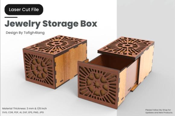 Mandala Laser Cut Jewellery Box Mandala laser cut jewellery box made from wood with intricate repeating patterns on lid and sides