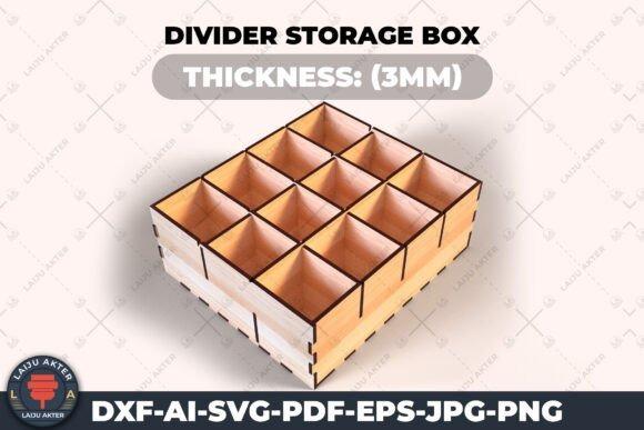 Easy Laser Cut Box Easy laser cut box with 3mm thick wooden compartments for organizing small items