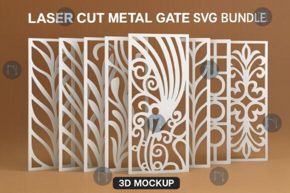 Laser Cut Panels Exterior Ideas Set of laser cut panels with ornamental and geometric patterns for exterior gate designs — laser cut panels exterior ideas
