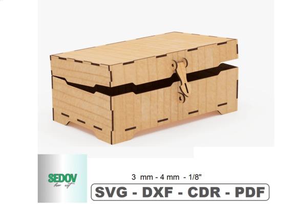 Easy Laser Cut Box with Hinged Lid Easy laser cut box with hinged lid and decorative latch made from wood