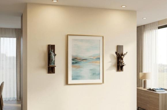 Laser Cut Wood Wall Shelf — laser cut wood projects Laser cut wood projects wall shelf and candle holder mounted on beige wall with decorative items
