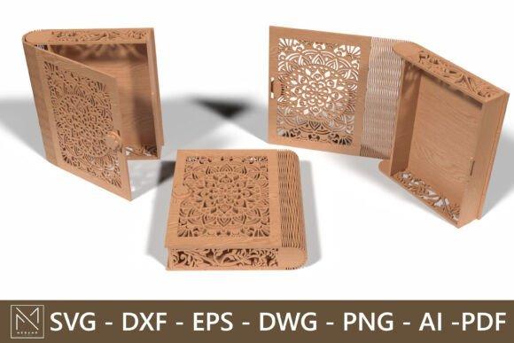 Decorative Mandala Wooden Box — laser cut wood projects Intricately laser cut wood projects featuring decorative mandala wooden boxes with geometric and floral patterns