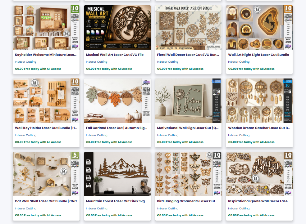 Laser Cut Wall Decor Ideas Collection of laser cut wall decor designs including floral, musical, and geometric patterns
