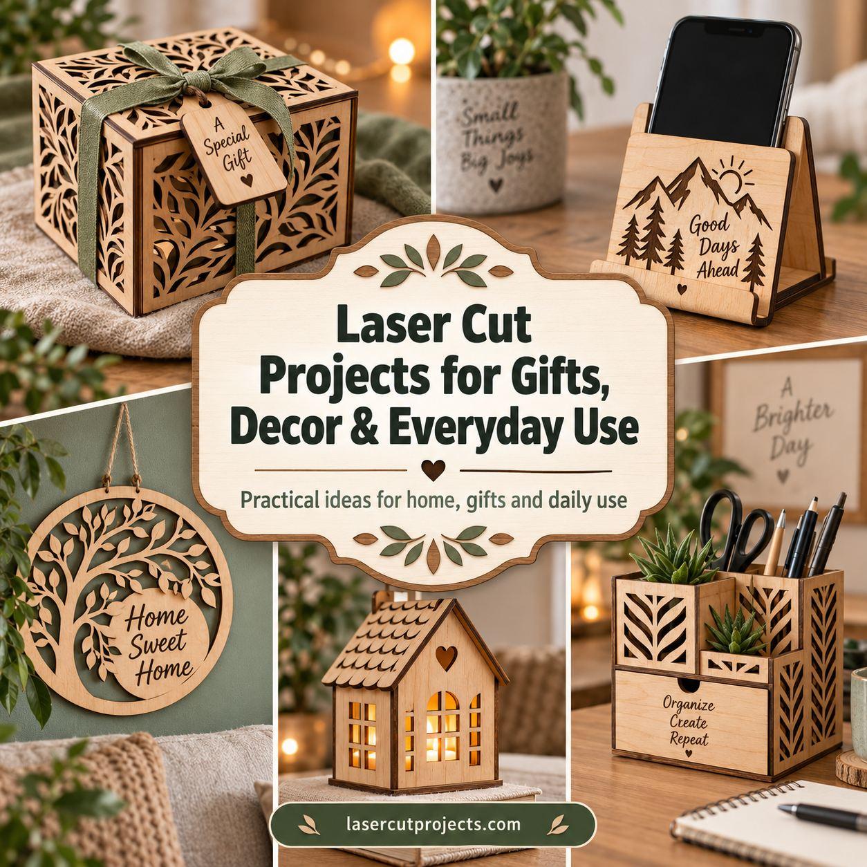 12 Laser Cut Projects for Gifts, Decor and Everyday Use