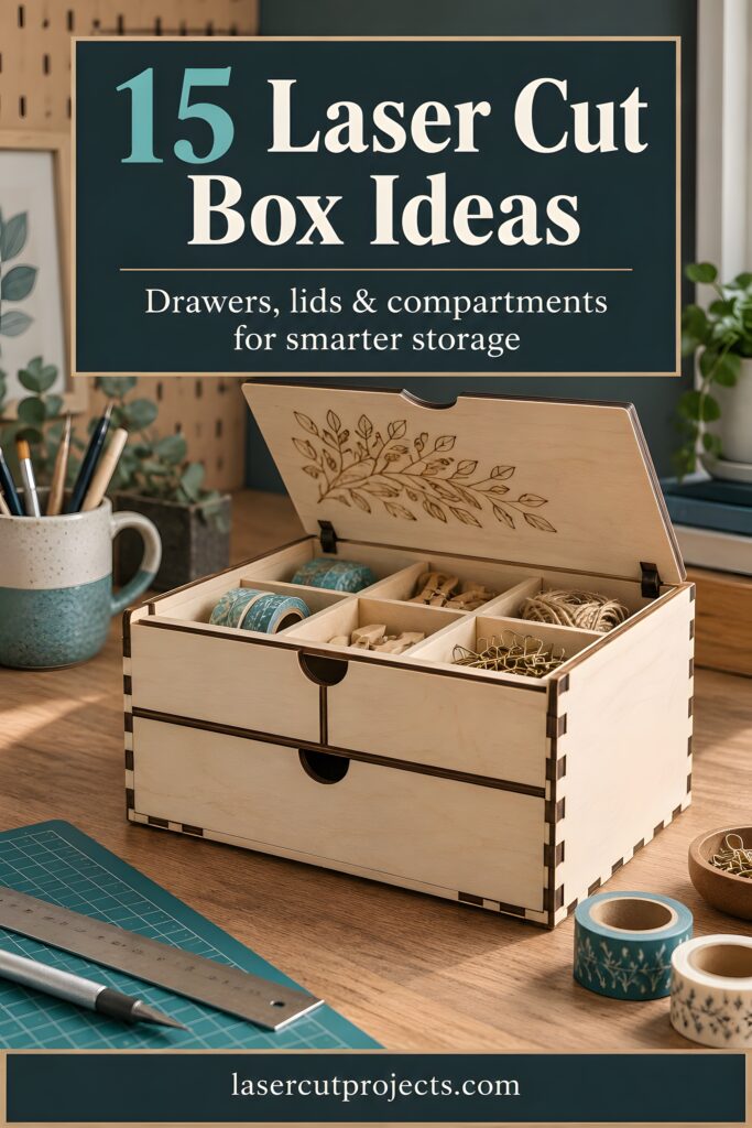 15 Laser Cut Box Ideas with Drawers, Lids and Compartments 1 15 Laser Cut Box Ideas with Drawers Lids and Compartments 1