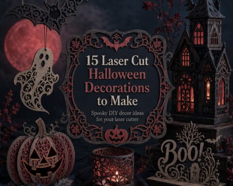 15 Laser Cut Halloween Decorations to Make