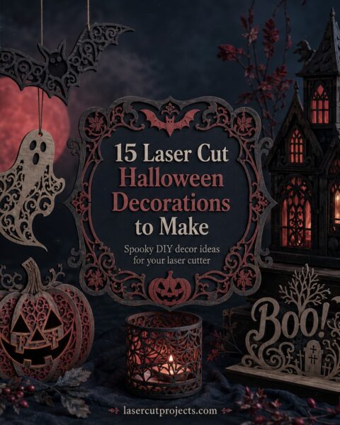 15 Laser Cut Halloween Decorations to Make