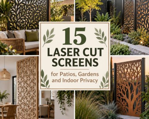 15 Laser Cut Screens for Patios, Gardens and Indoor Privacy