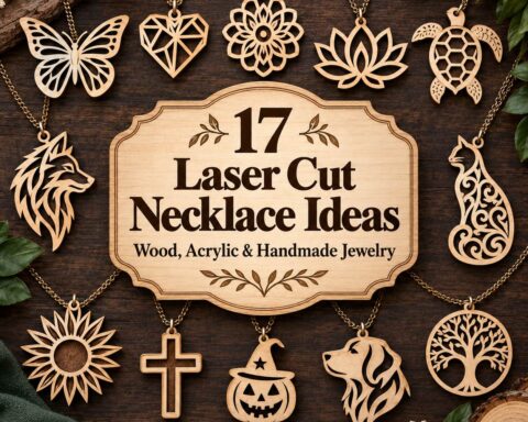 17 Best Laser Cut Necklace Ideas