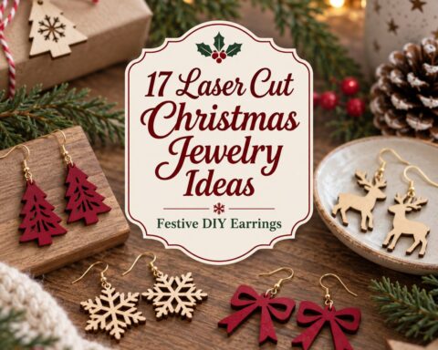 17 Laser Cut Christmas Jewelry Ideas