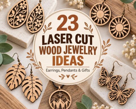 23 Laser Cut Wood Jewelry Ideas