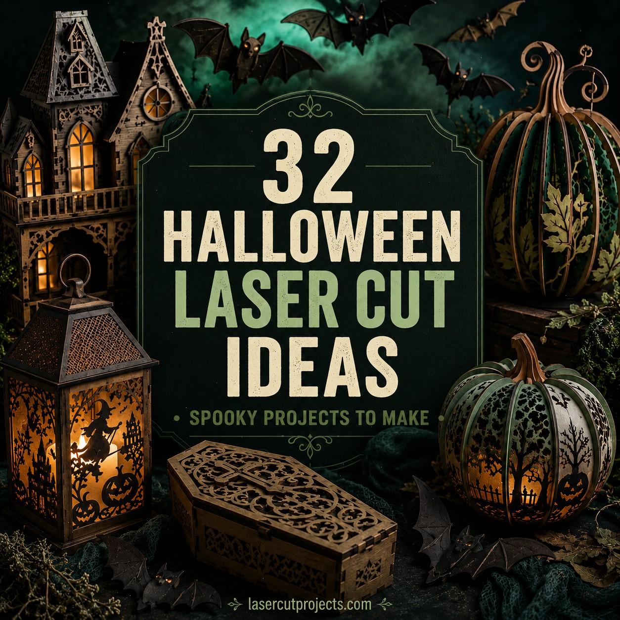 32 Halloween Laser Cut Ideas for Spooky Projects