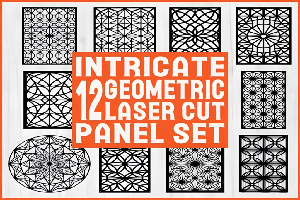 33 Modern Cnc Jaali Design Ideas for Modern Architectural Spaces 31 Intricate geometric laser cut panel set with modern CNC jaali design featuring structured patterns for architectural spaces