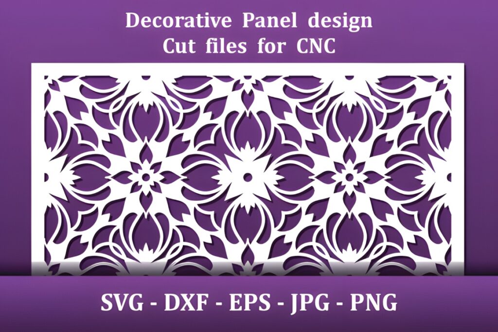 33 Modern Cnc Jaali Design Ideas for Modern Architectural Spaces 5 Modern CNC jaali design featuring an Arabic geometric decorative panel with floral and star patterns