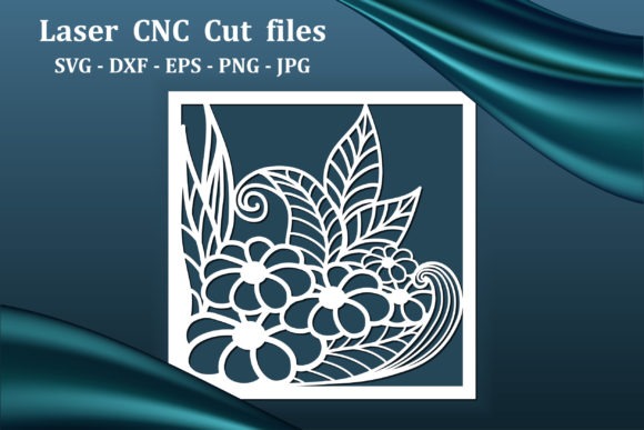 10 Laser Cut Panels for Privacy Screens and Room Dividers 2 Abstract floral Art Deco laser cut panels for privacy screens and room dividers in SVG DXF EPS PNG JPG formats