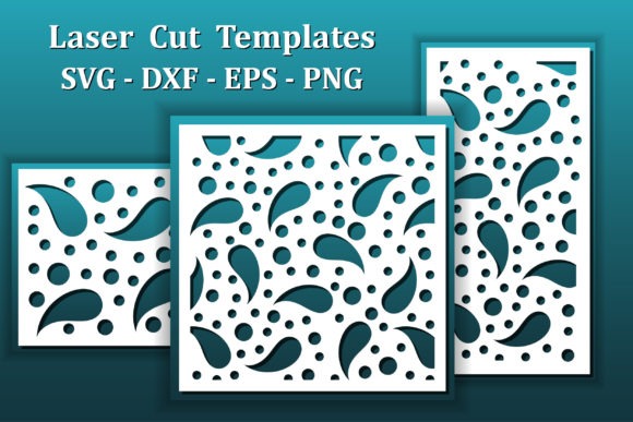 15 Laser Cut Screens for Patios, Gardens and Indoor Privacy 7 Laser cut privacy screens for patios with abstract geometric pattern in SVG, DXF, and EPS formats