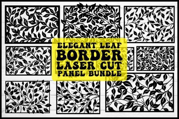 45 Laser Cut Panels for Indoor and Outdoor Features 53 Laser cut panels featuring elegant leaf and vine border designs suitable for decorative wall inserts and garden screens