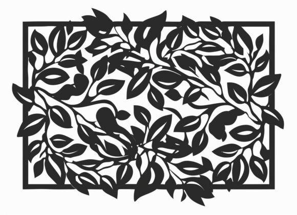 45 Laser Cut Panels for Indoor and Outdoor Features 54 Laser cut panels with elegant leaf and vine border motifs suitable for decorative wall inserts and garden screens