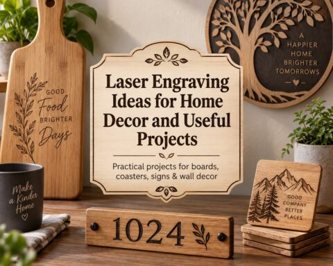Explore laser engraving ideas for home decor to create personalized cutting boards, coasters, and signs. Find useful tips for successful DIY projects.