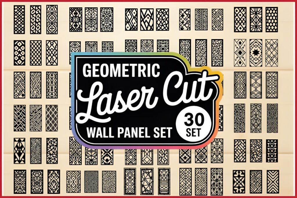 33 Modern Cnc Jaali Design Ideas for Modern Architectural Spaces 9 Geometric Laser Cut Wall Panel Set with 30 modern CNC jaali design patterns for architectural décor