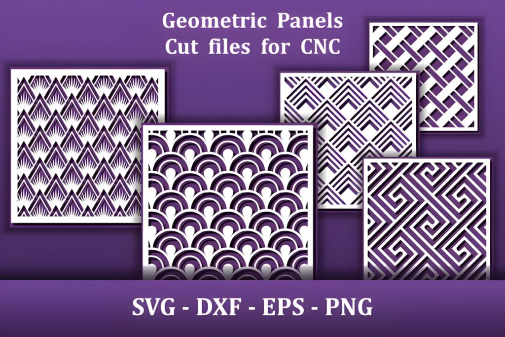 15 Laser Cut Outdoor Fence Panels for Modern Garden Privacy 3 Set of five geometric laser cut outdoor fence panels with abstract patterns for modern garden privacy