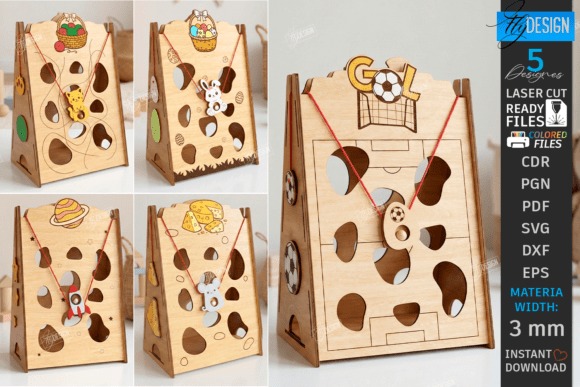 21 Laser Cut Toys for Kids and Creative Play 4 Laser cut toys wooden balance toy bundle with animal and sports themes for fine motor skills and tabletop play