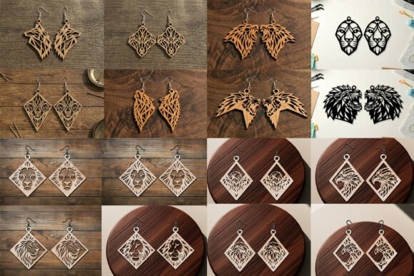 45 Best Laser Cut Acrylic Jewelry Ideas 20 Laser cut acrylic jewelry featuring animal-shaped earrings in various colors and intricate designs