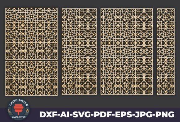 45 Laser Cut Panels for Indoor and Outdoor Features 20 Laser cut panels with intricate geometric and floral patterns in a natural wood finish