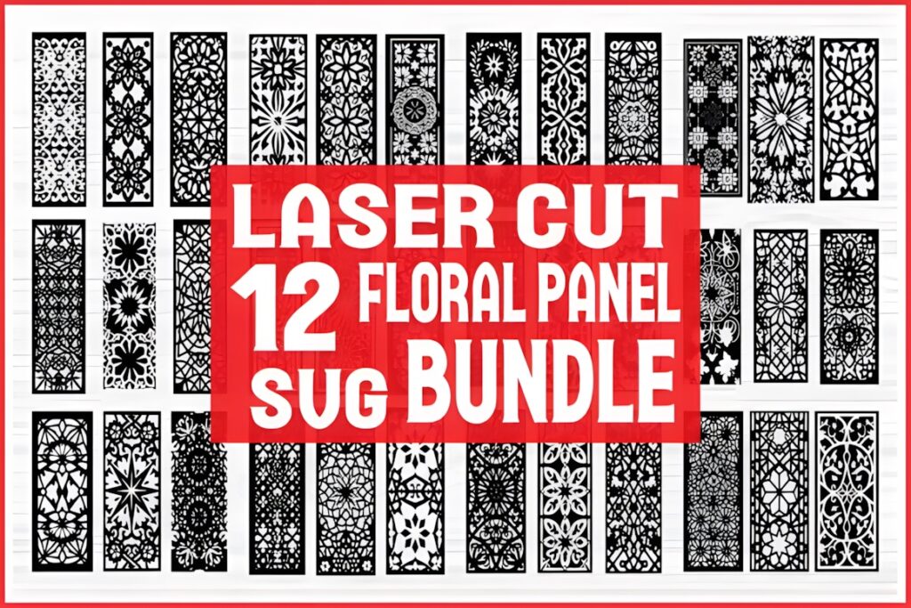 33 Modern Cnc Jaali Design Ideas for Modern Architectural Spaces 22 Modern CNC jaali design featuring 12 laser cut floral panel SVG designs with intricate organic patterns