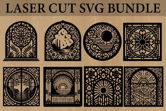 12 Laser Cut Panels for Modern Walls, Gates and Partitions 17 Laser cut panels for modern walls gates featuring eight intricate ornamental and geometric metalwork designs