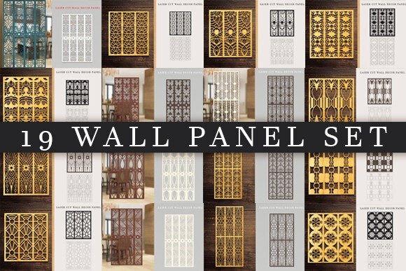 45 Laser Cut Panels for Indoor and Outdoor Features 39 Collection of 19 decorative laser cut panels with various intricate patterns for indoor and outdoor use