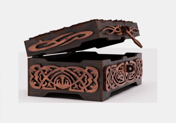 13 Laser Cut Box Projects for Cards, Keepsakes and Small Gifts 21 Ornate laser cut box with decorative patterns and lock-style lid, suitable for jewelry and keepsakes — laser cut box projects