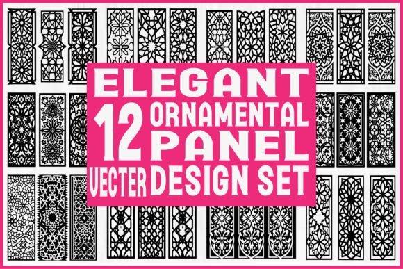 45 Laser Cut Panels for Indoor and Outdoor Features 14 Set of 12 laser cut panels with floral, geometric, mandala, Arabesque, and ornamental patterns for indoor and outdoor