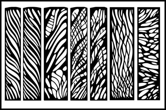12 Laser Cut Panels for Modern Walls, Gates and Partitions 11 Laser cut panels for modern walls gates featuring fluid abstract shapes inspired by natural wave-like textures