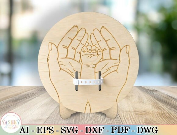 12 Laser Engraving Ideas for Personalized Gifts and Keepsakes 13 personalized laser engraving gift ideas newborn keepsake sign with engraved parent and baby hands and hospital bracelet