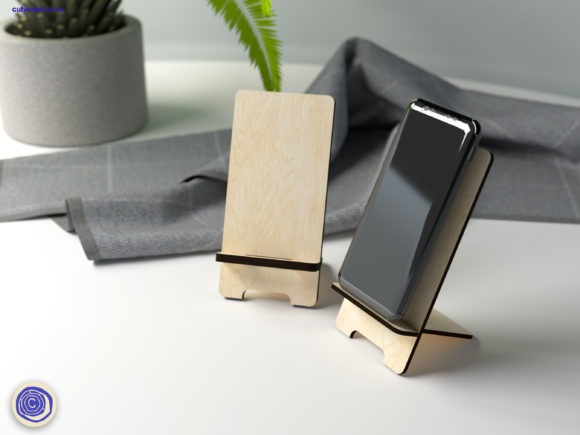 10 Laser Cut Projects for Useful Home and Workshop Builds 19 Compact laser cut projects for home and workshop phone stand holding a smartphone upright on a desk