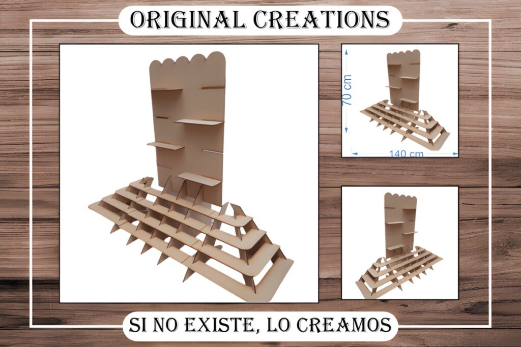 45 Laser Cut Files for Ready-to-Make Laser Projects 36 Laser cut files for a wall shelf designed for small decor and display storage using 5.5 mm sheet material
