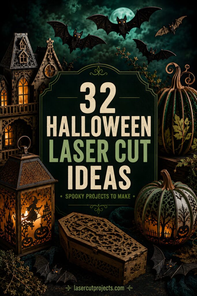 bi86oh85qx Halloween laser cut ideas for spooky seasonal projects, from haunted houses and 3D pumpkins to bats, lanterns, coffin boxes, porch decor, coasters, and earrings. Explore 35 creative laser cutting projects for Halloween decor, gifts, parties, and maker inspiration. #HalloweenLaserCut #LaserCutIdeas #HalloweenDecor