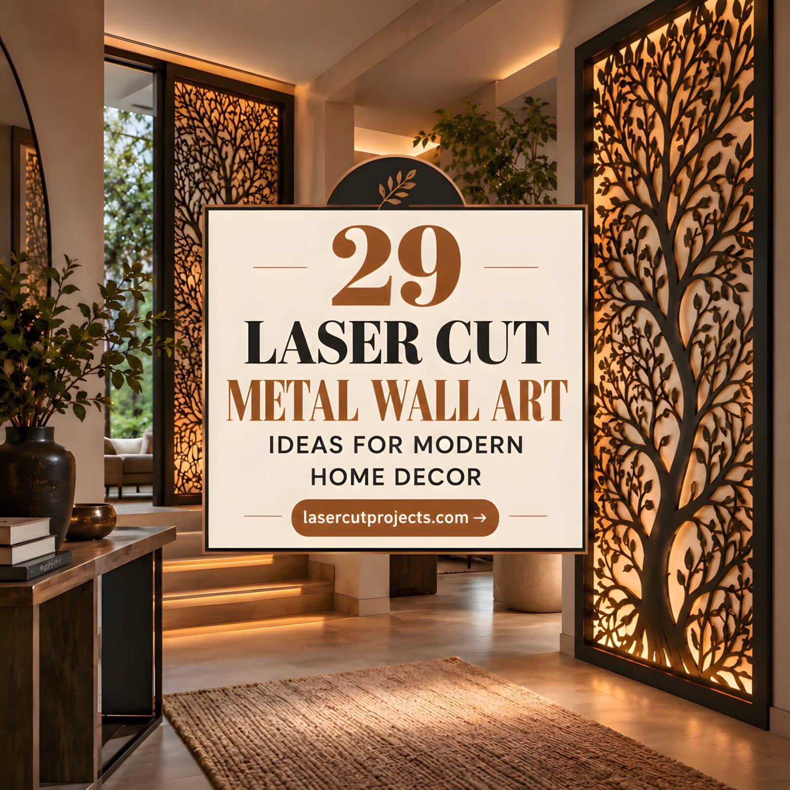 29 Laser Cut Metal Wall Art Ideas for Modern Home Decor