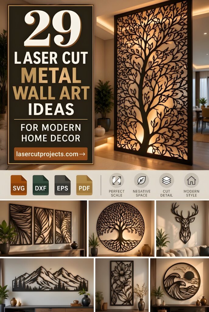 29 Laser Cut Metal Wall Art Ideas for Modern Home Decor 1 29 Laser Cut Metal Wall Art Ideas for Modern Home Decor