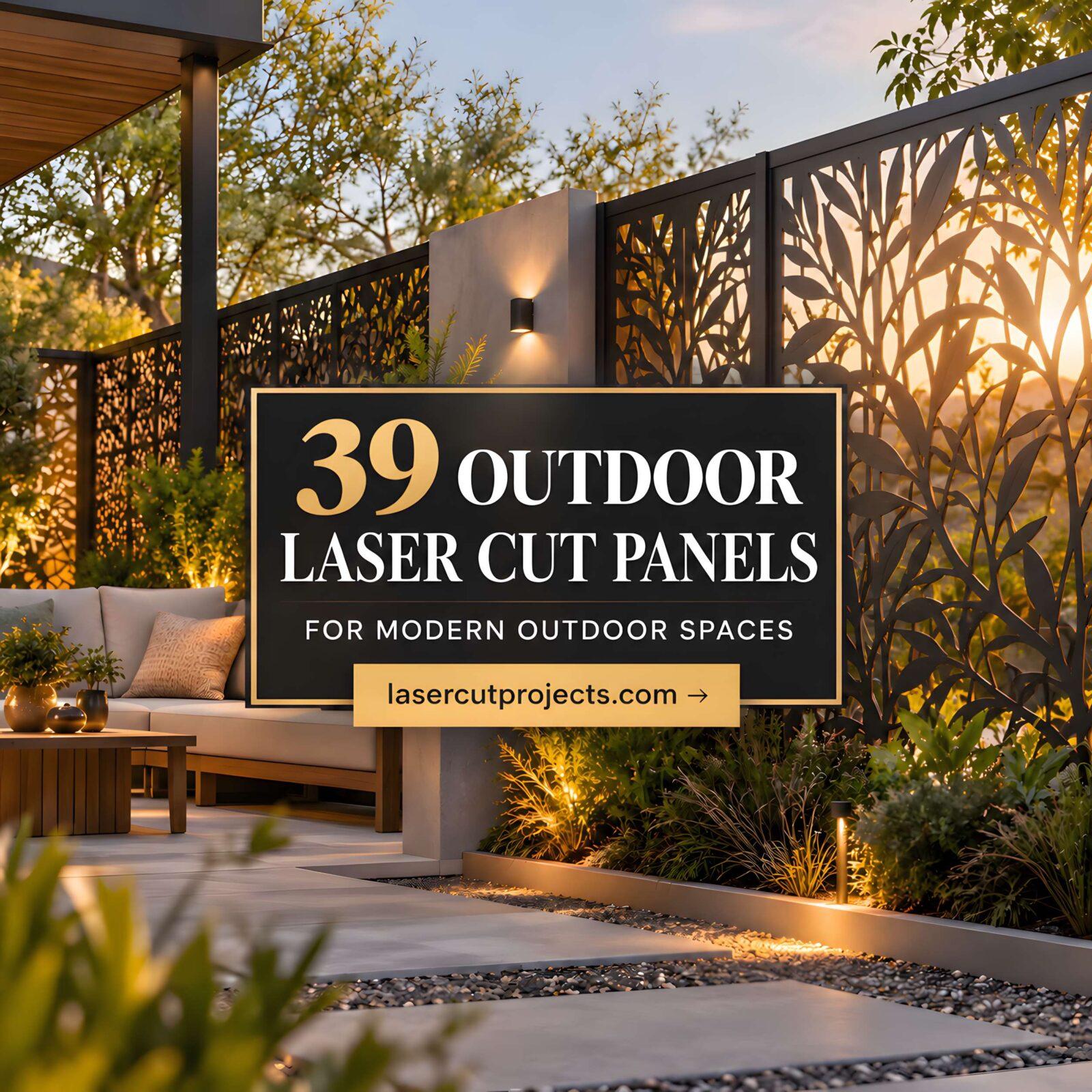 39 Outdoor Laser Cut Panels for Modern Outdoor Spaces
